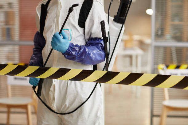 Professional Biohazard Cleanup technician working in Worthington, OH